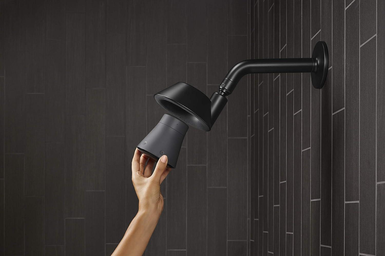 Moxie Shower Head with Waterproof Speaker Featuring Bluetooth Wireless Technology and sound by Harman Kardon