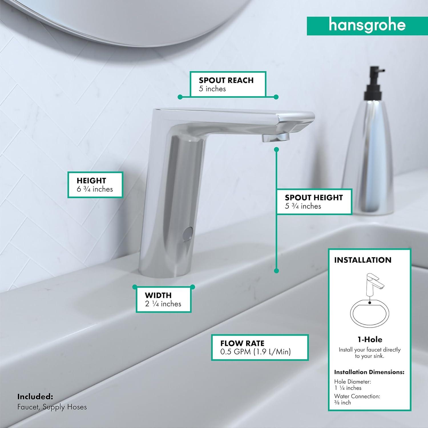 Metris S Single Hole Electronic Bathroom Faucet