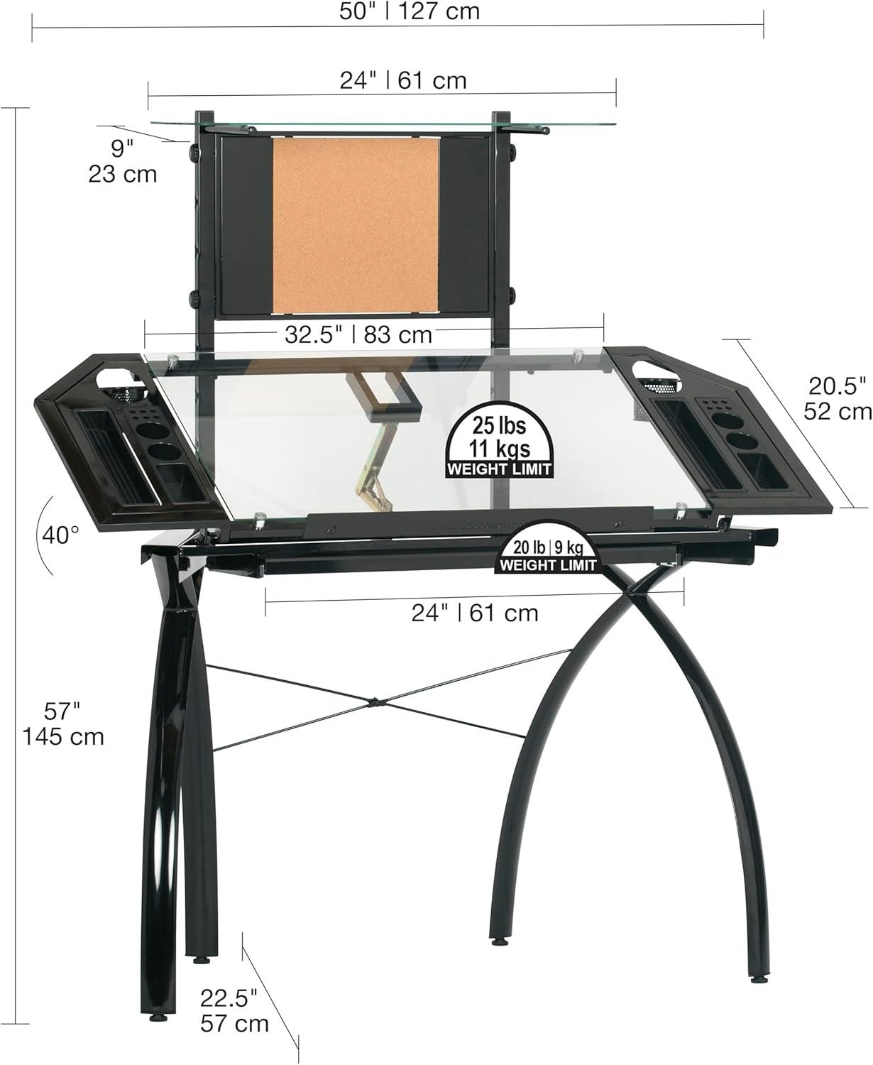 Courson 50'' x 22'' Craft Table