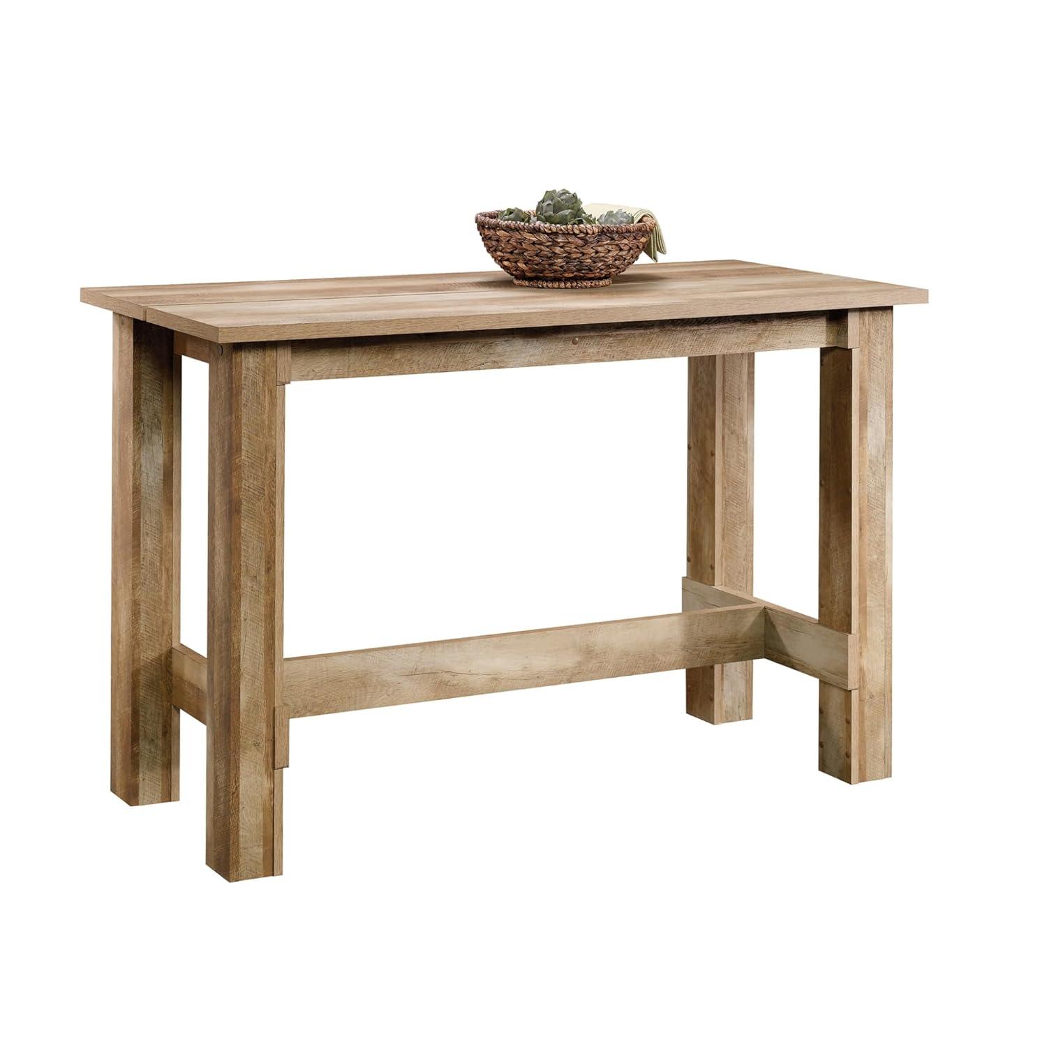 Sauder Boone Mountain Counter-Height Kitchen Dinette Table, Sindoori Mango Finish