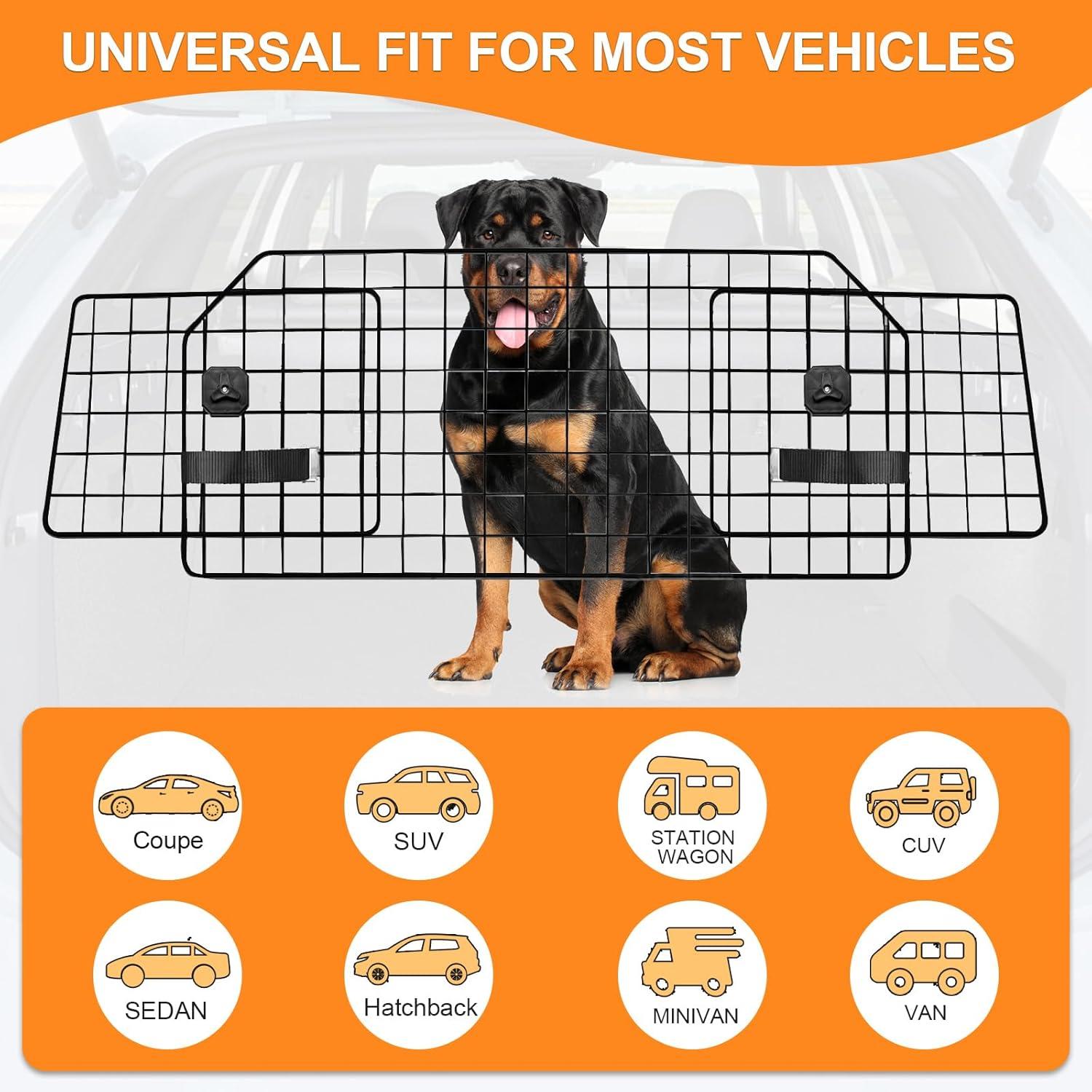 Pawple Dog Barrier, Car & SUV Adjustable Pet Barrier, Universal Fit