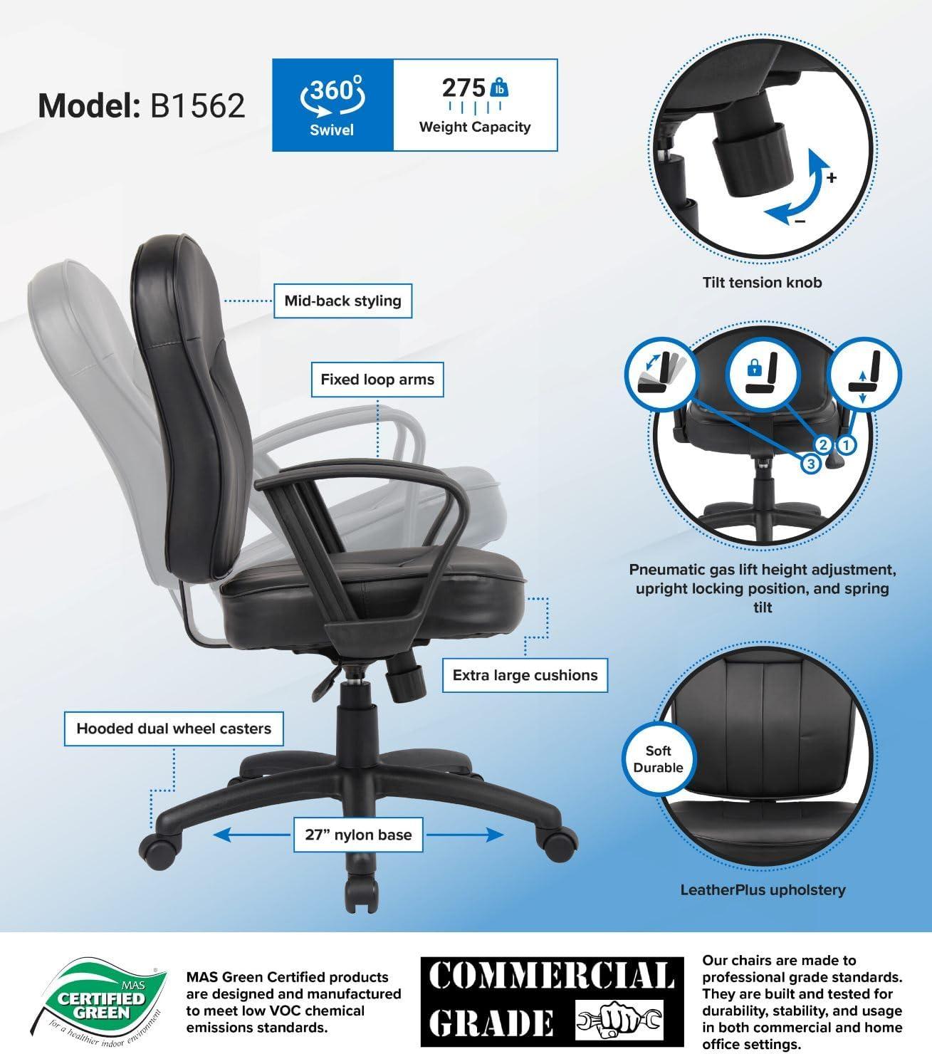 Boss Office Products Drafting Chair