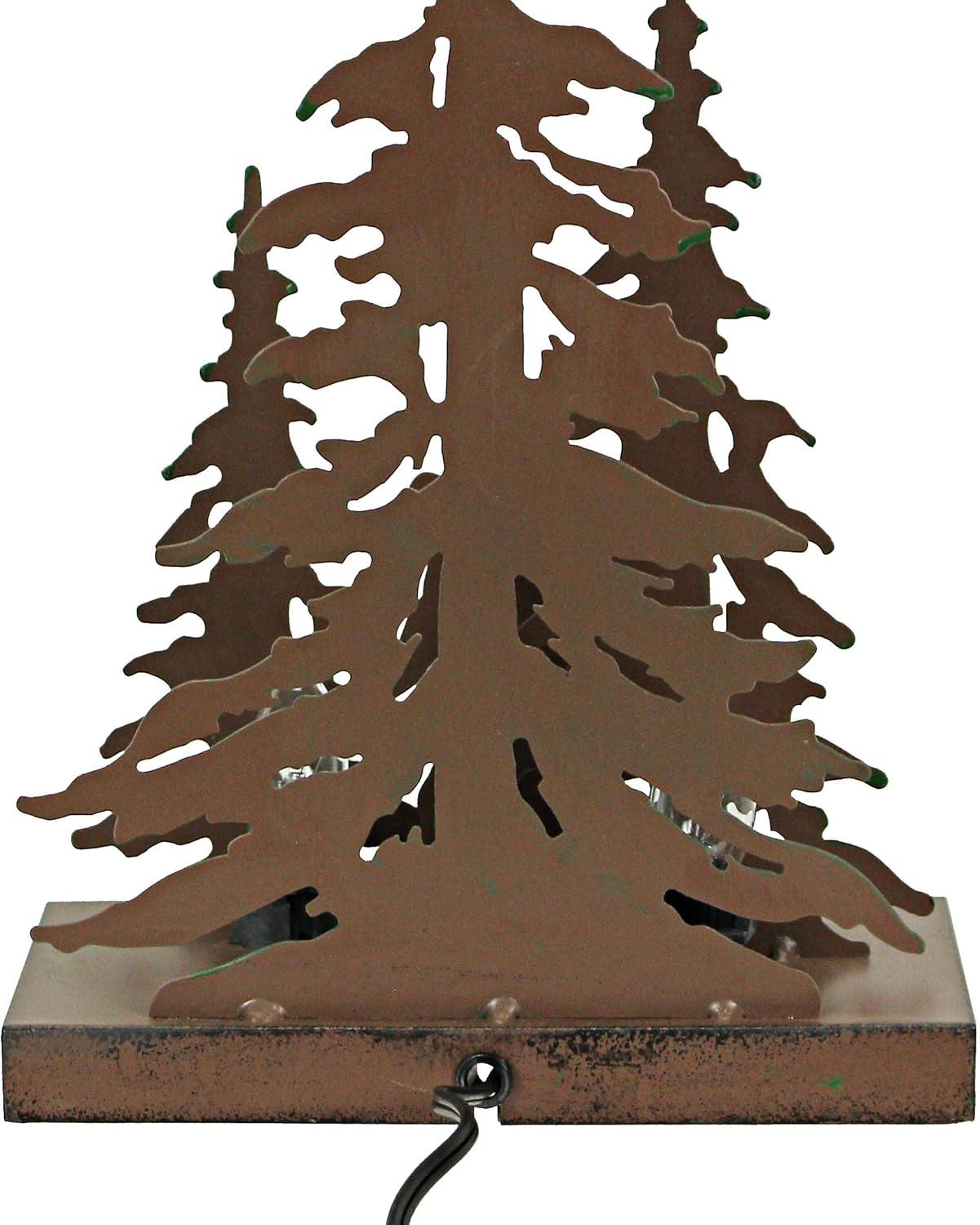 Millwood Pines Rustic Metal Rude Bigfoot In Forest Accent Lamp Decorative Sasquatch Home Decor