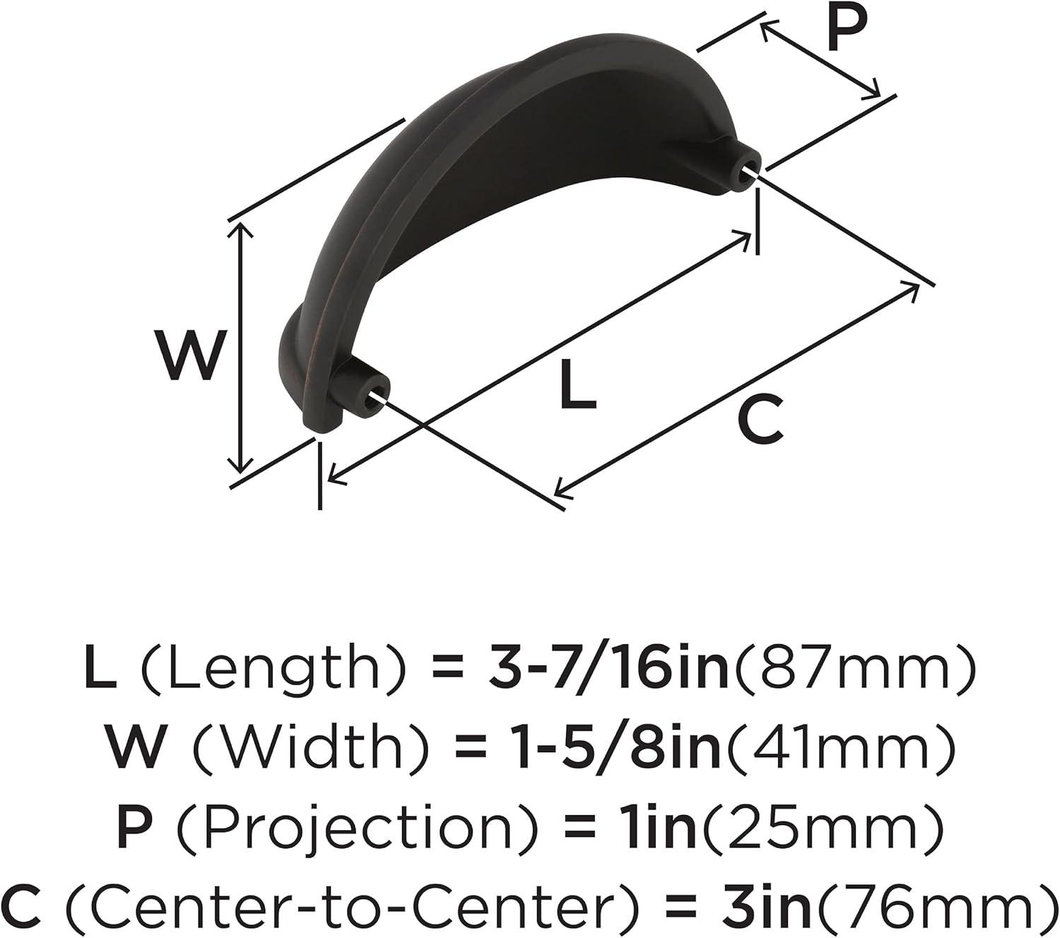 3" Center to Center Cup/Bin Pull Multipack