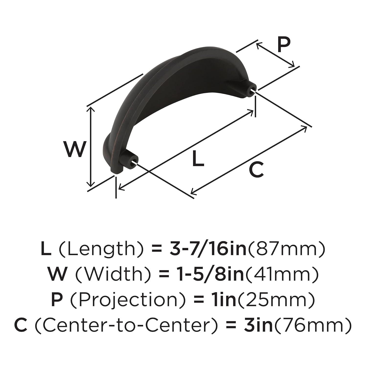 3" Center to Center Cup/Bin Pull Multipack