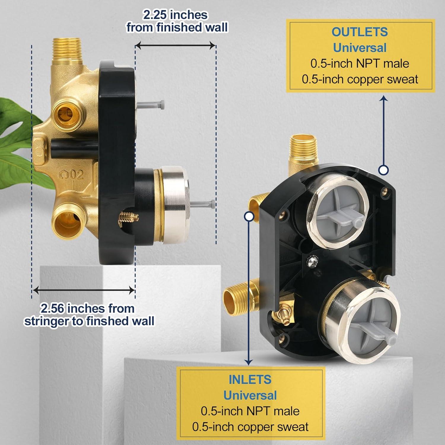 Multichoice Universal Volume Control Valve