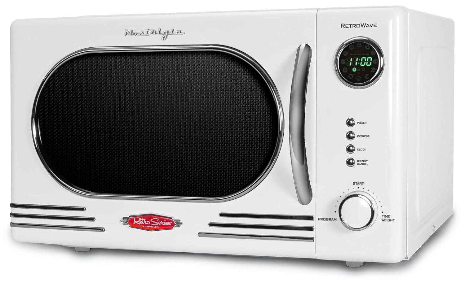Retro Countertop Microwave 1.1 Cu Ft & 1000 Watt