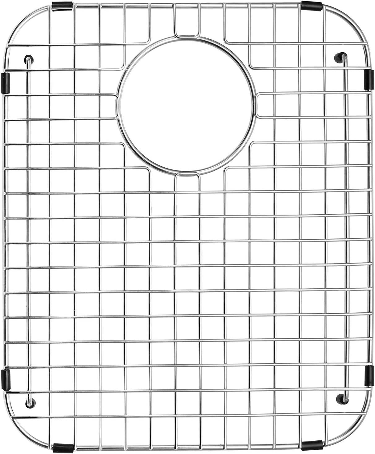 14.06-in x 17.17-in Rear Drain Heavy-Duty Stainless Steel Sink Grid