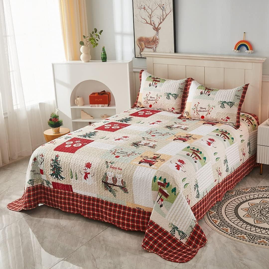 Plaid Quilt Set