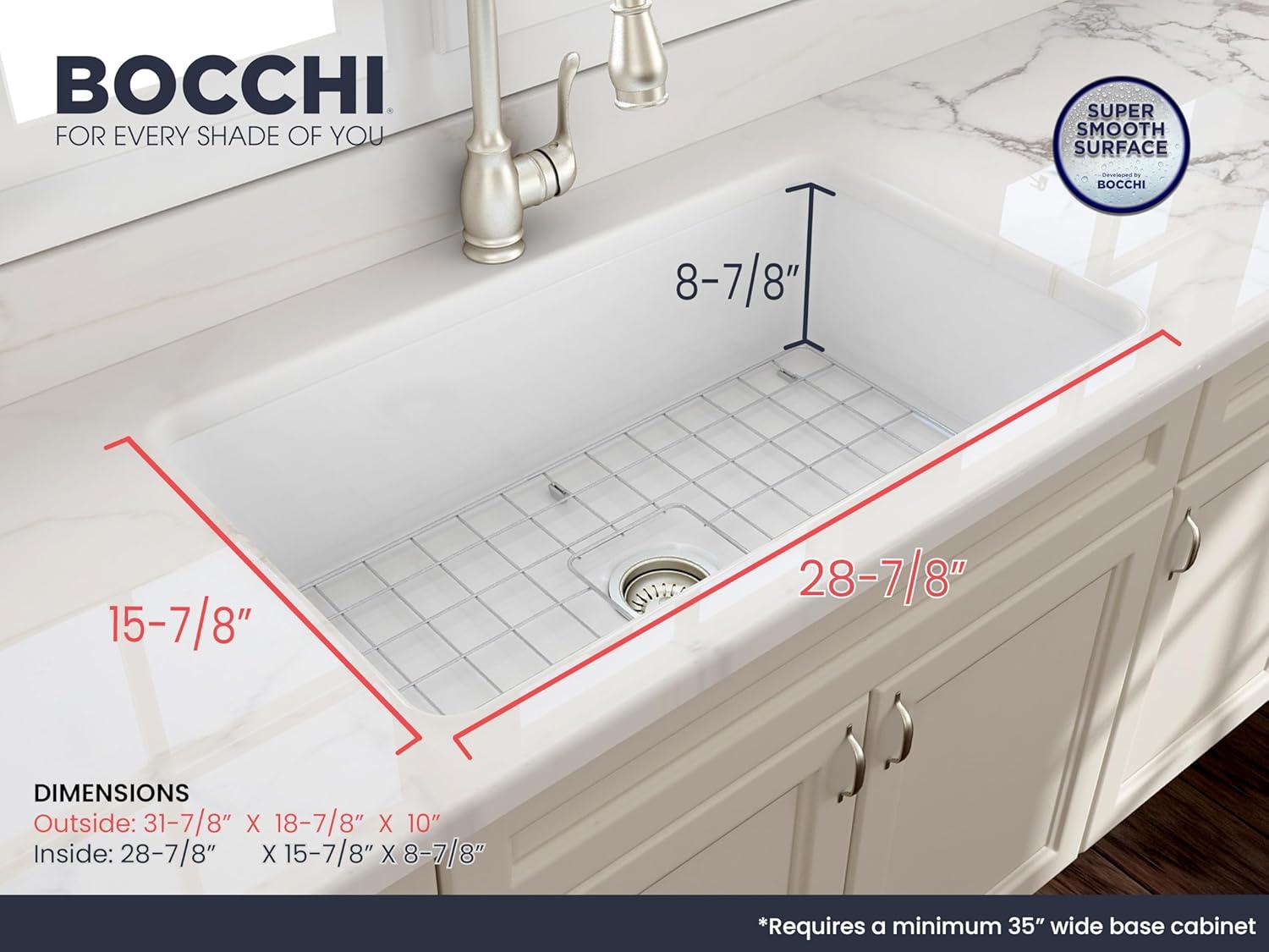 Sotto 32'' L Undermount Fireclay Kitchen Sink