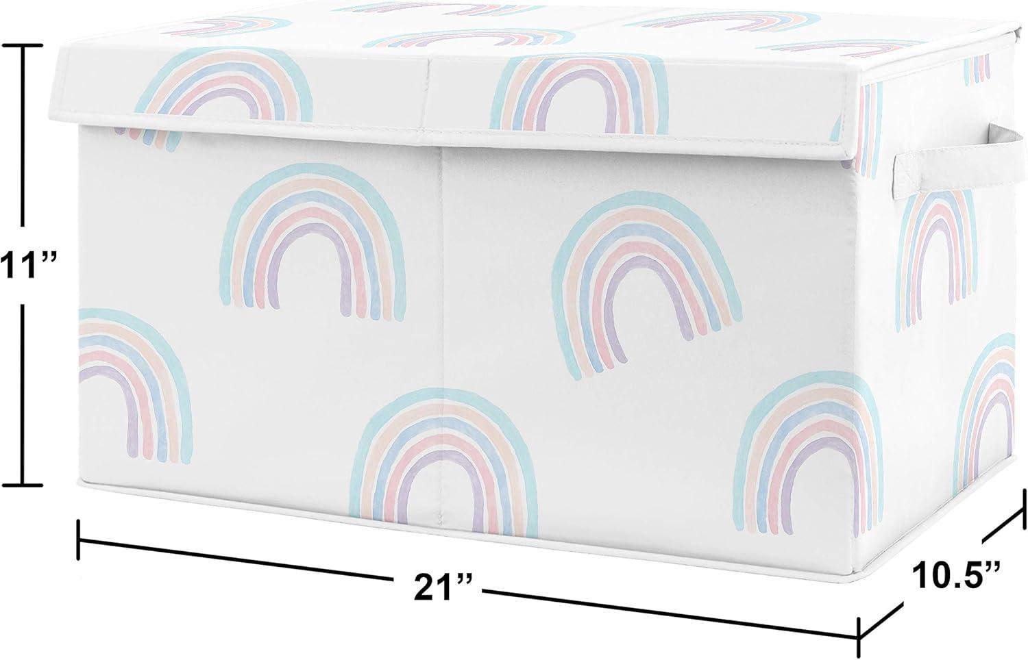 Rainbow Kids' Fabric Storage Toy Bin - Sweet Jojo Designs