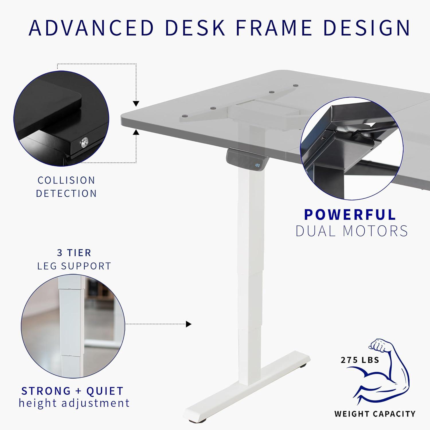 Vivo Electric 71" x 30" Stand Up Desk Workstation, 2B7B Series