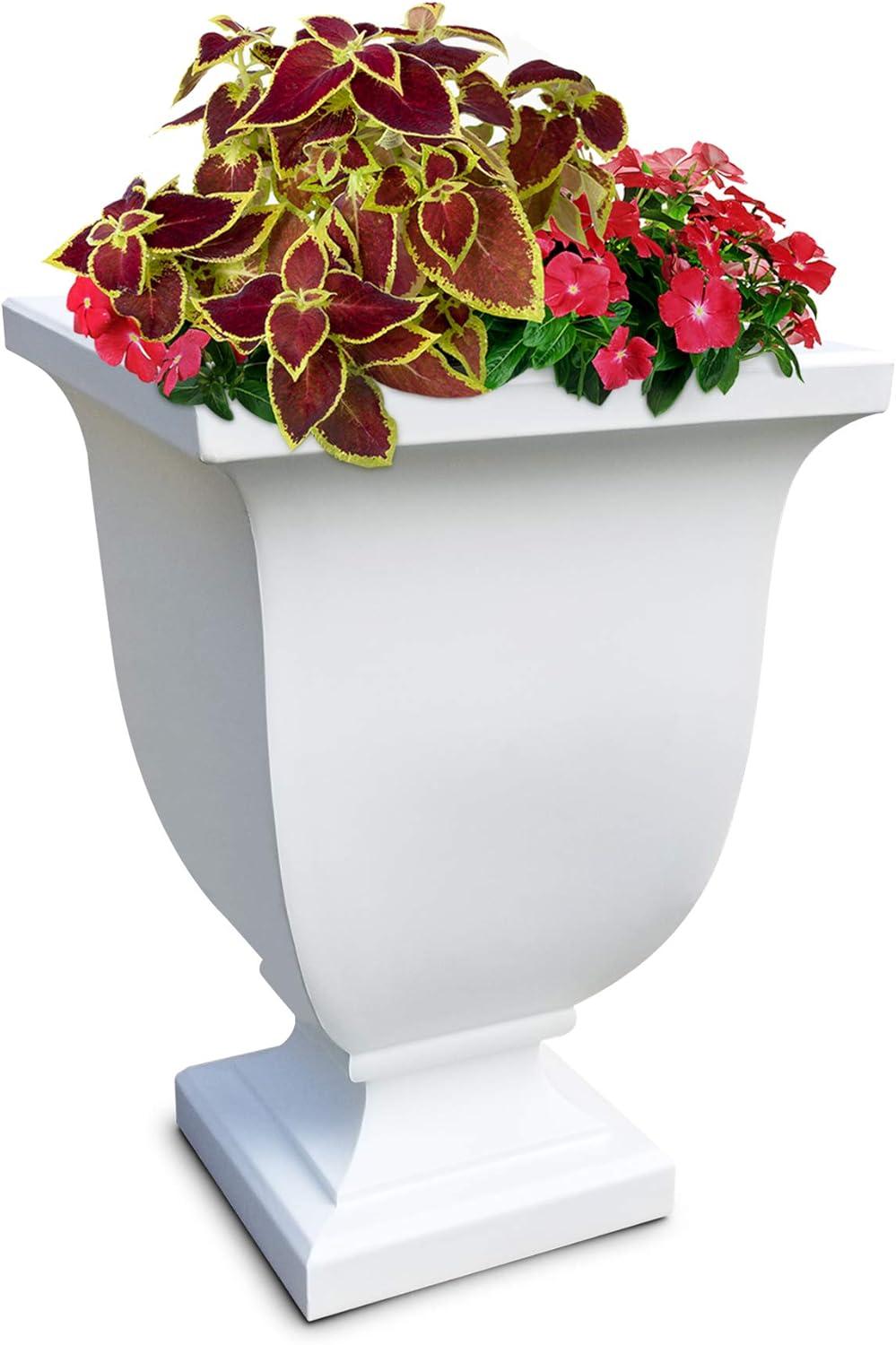 Arvia Self Water Resin Urn Planter