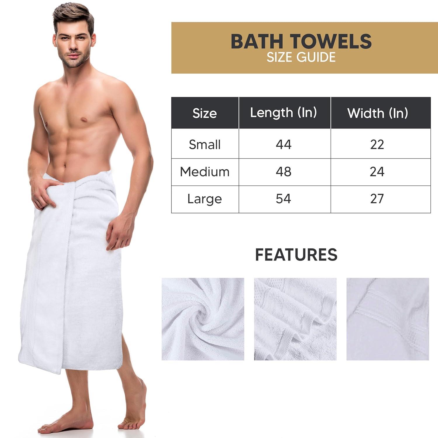 Utopia Towels 4 Pack Bath Towels Set, 100% Ring Spun Cotton, Soft and Highly Absorbent Wash Towels for Body and Showering – Perfect for Daily Use (27 x 54 Inches)(White)