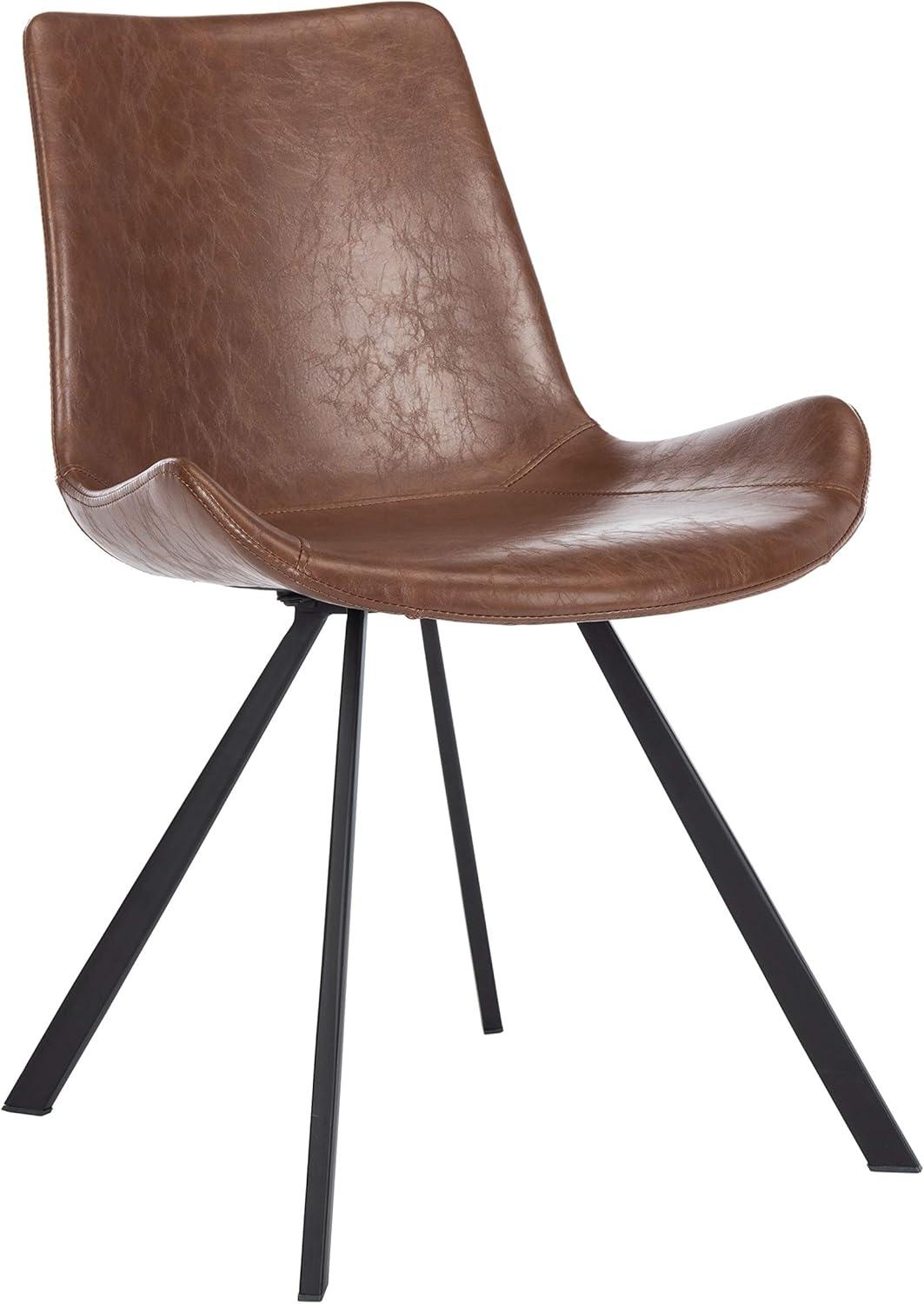 SAFAVIEH Terra Mid Century Modern Dining Chair, Set of 2, Light Brown