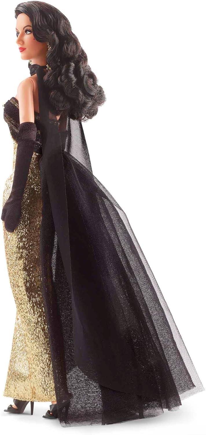 Collector Barbie Doll, María Félix in Glimmering Gold Gown, Barbie Signature