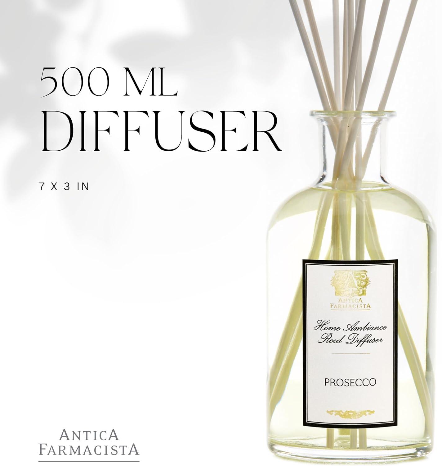 Antica Prosecco Elegance 16.9 Fl Oz Reed Diffuser with White Birch Reeds