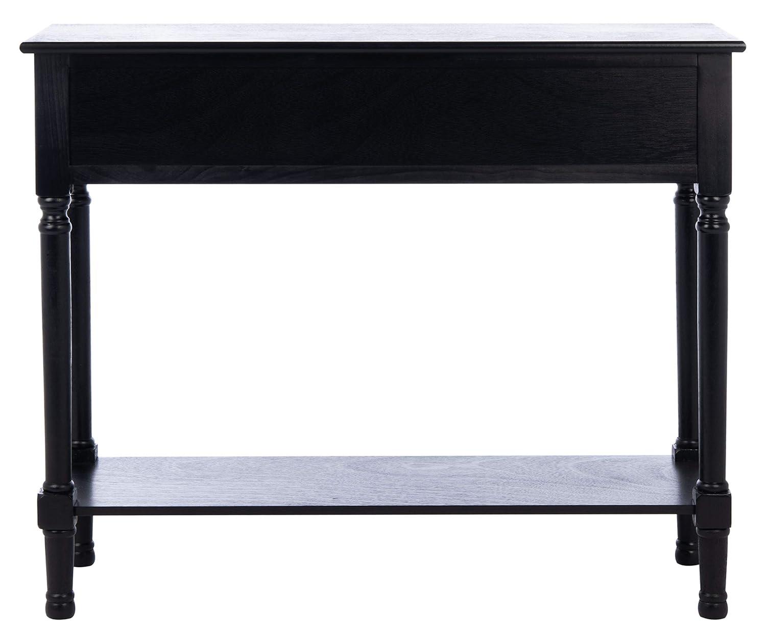 Ryder 2 Drawer Console Table - Black - Safavieh