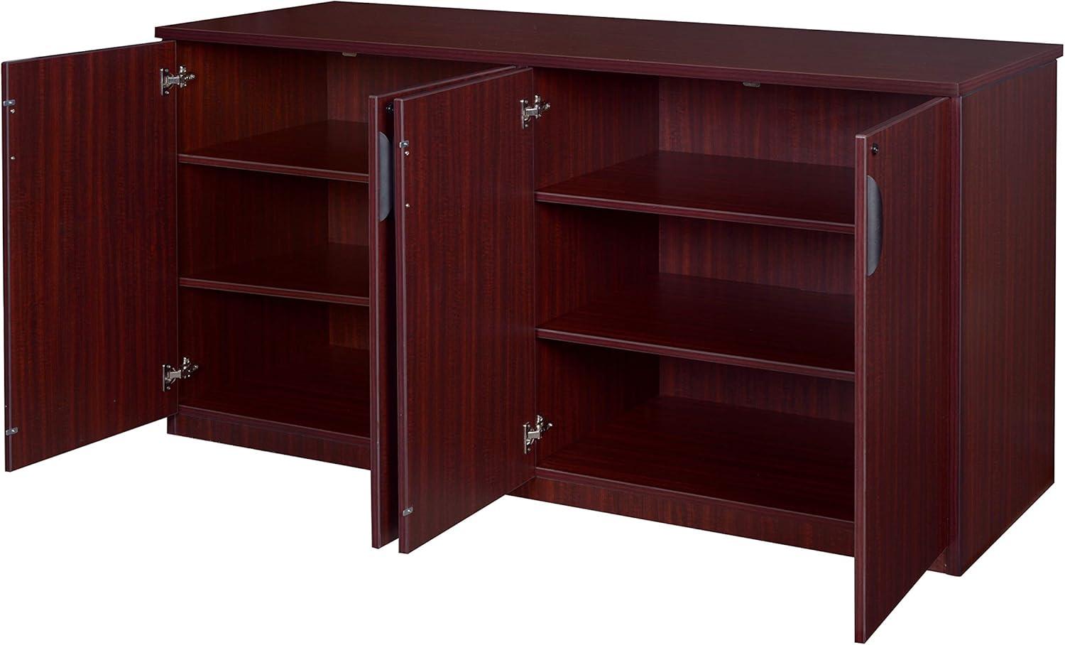 Regency Legacy 72 in. Office Storage Cabinet Buffet- Mahogany