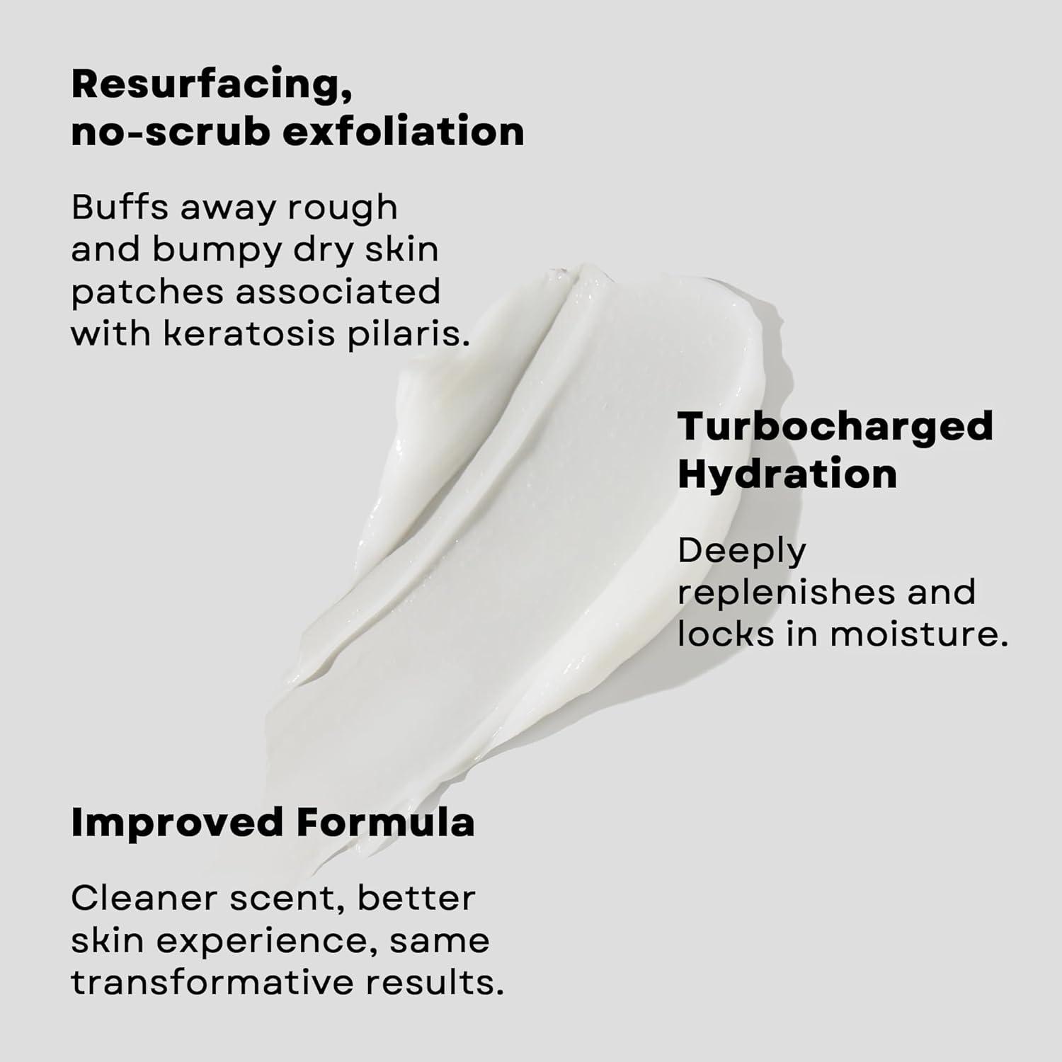 AmLactin KP Bumps Be Gone - 3 oz Keratosis Pilaris Moisturizing Cream with 15% Lactic Acid - Exfoliator and Moisturizer for Dry, Rough and Bumpy Skin (Packaging May Vary)