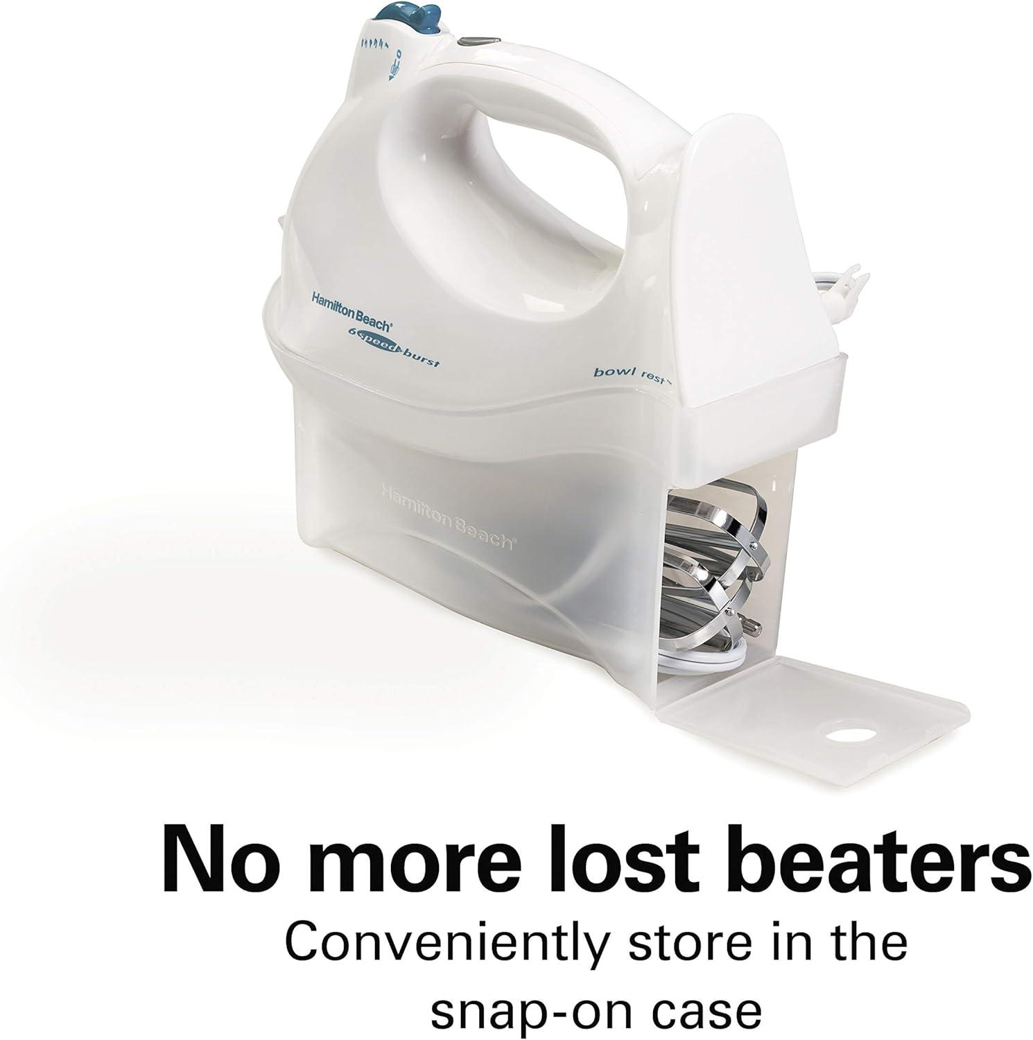 Hamilton Beach 62695V Hamilton Beach® Hand Mixer with Snap-on Case