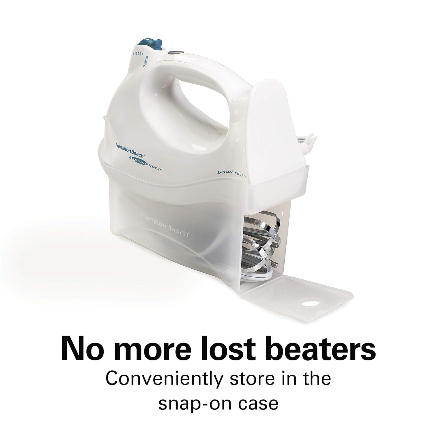 Hamilton Beach 62695V Hamilton Beach® Hand Mixer with Snap-on Case