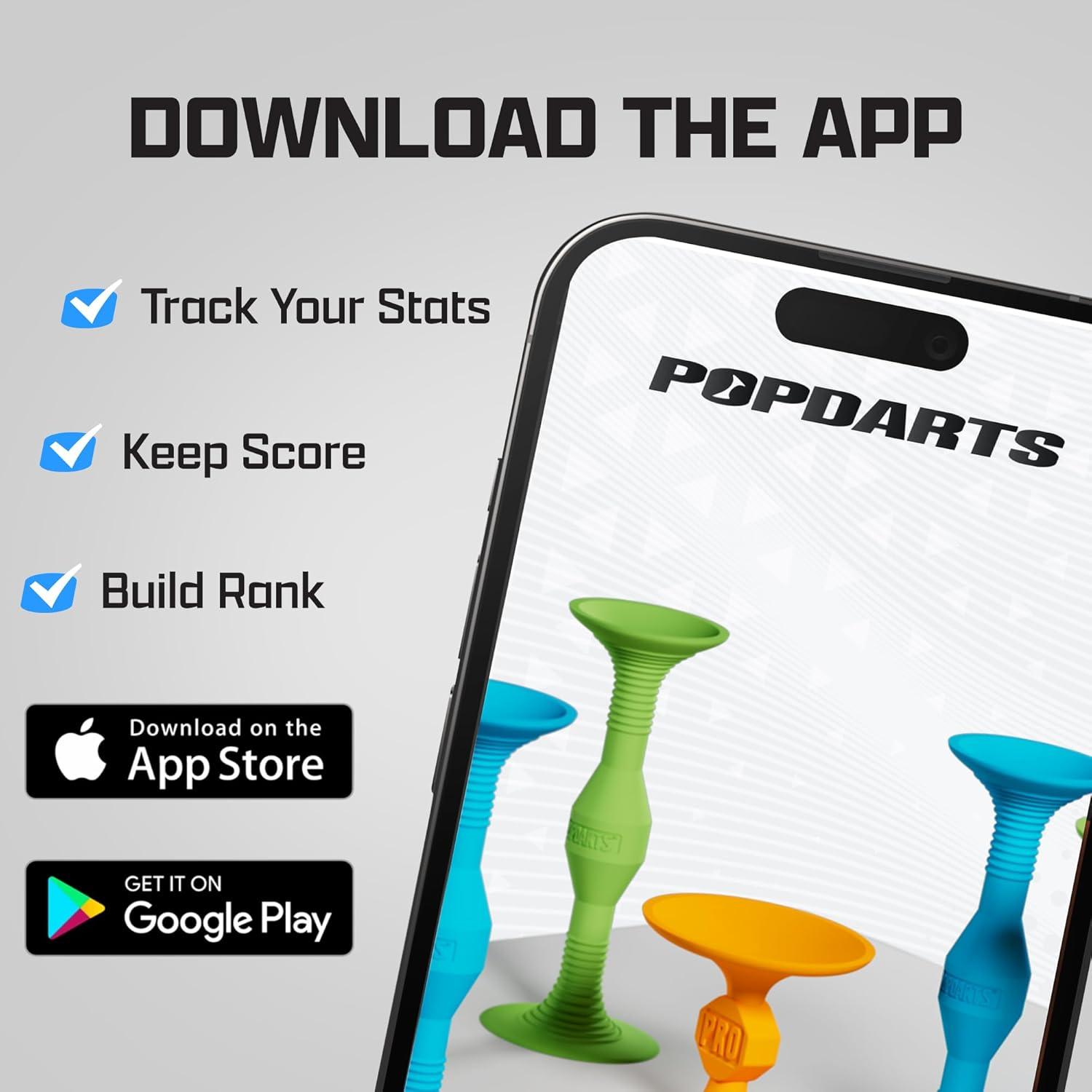 Popdarts Pro Pack Blue and Green Suction Cup Game