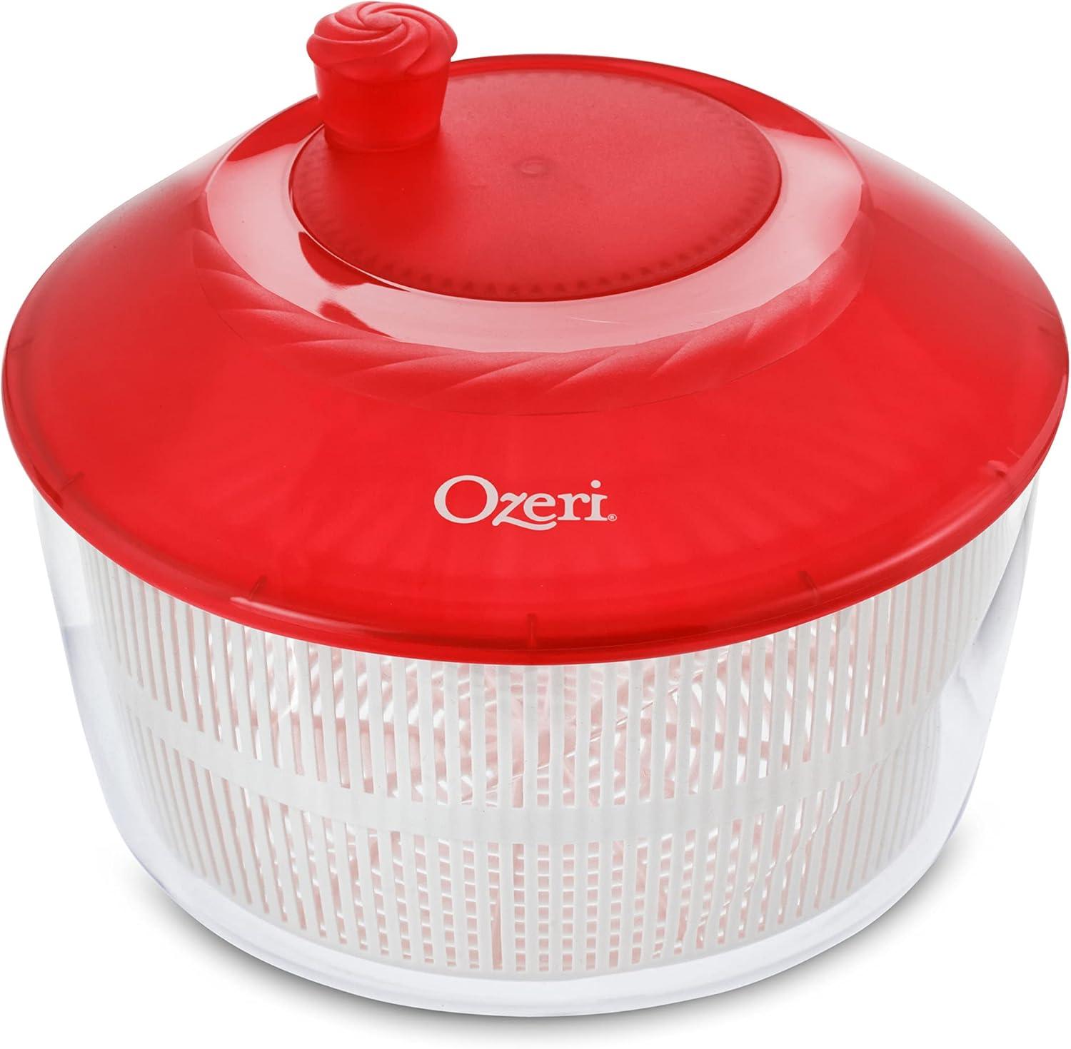 Ozeri Italian Made Fresca Salad Spinner and Serving Bowl Rotator