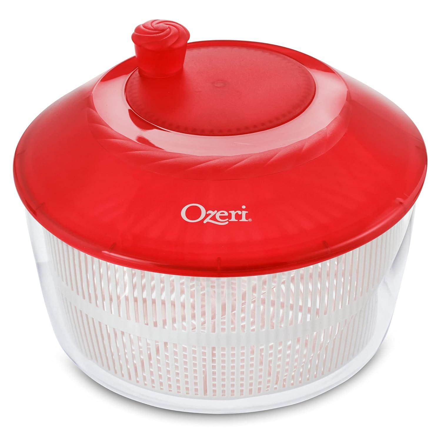 Ozeri Italian Made Fresca Salad Spinner and Serving Bowl Rotator