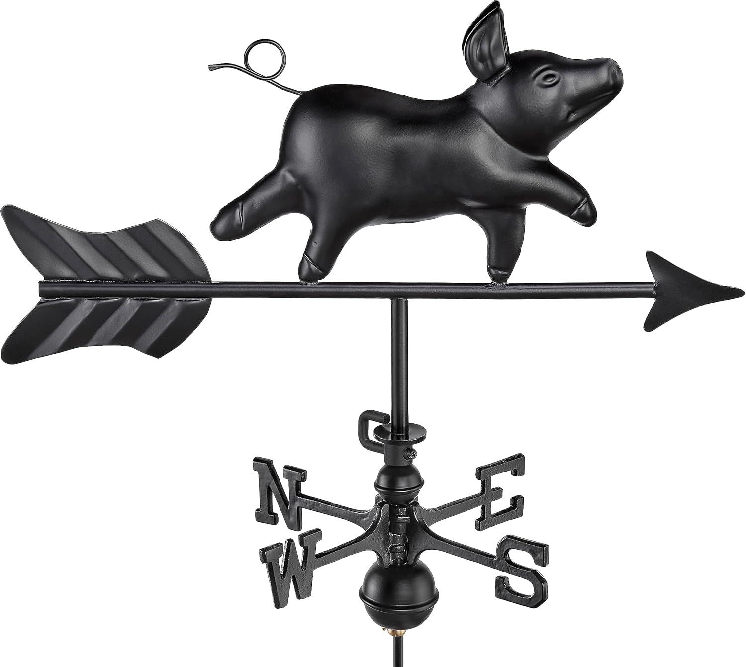 Good Directions Pig Weathervane with Roof Mount