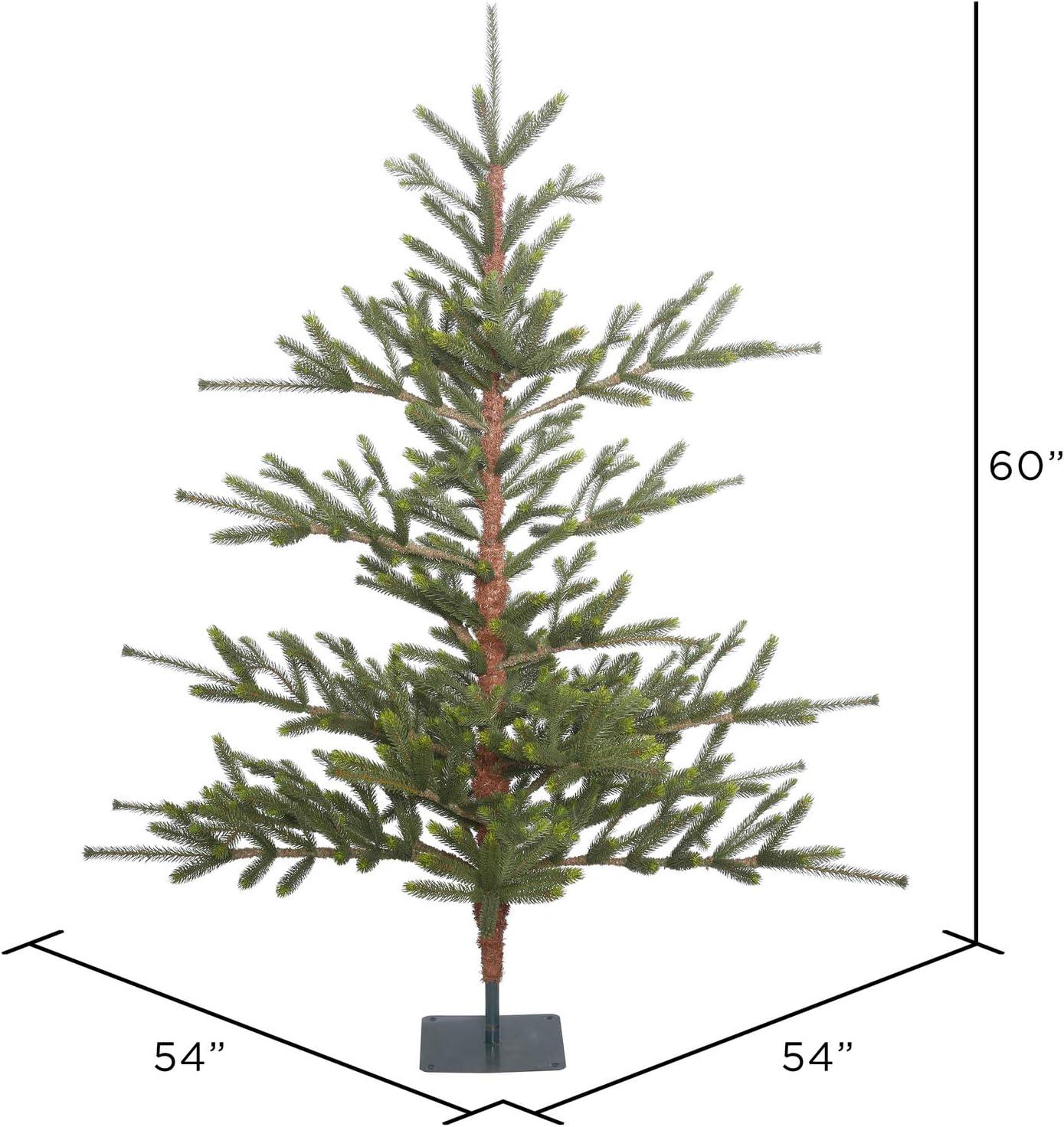 5 ft. x 54 in. Bed Rock Pine Artificial Christmas Tree Unlit with 554 Tip Count