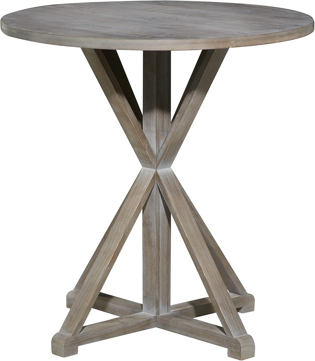 31" x 29" Farmhouse Wood Accent Table - Olivia & May