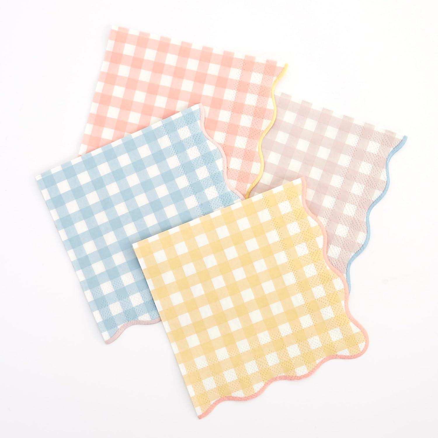 Meri Meri Gingham Large Napkins (Pack of 20)