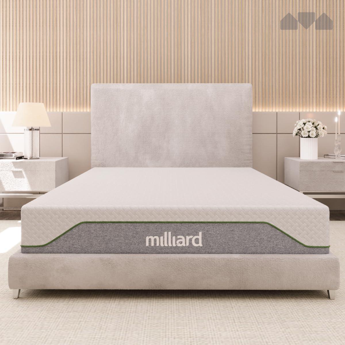Milliard 10 Inch Classic Firm Memory Foam Mattress, Full