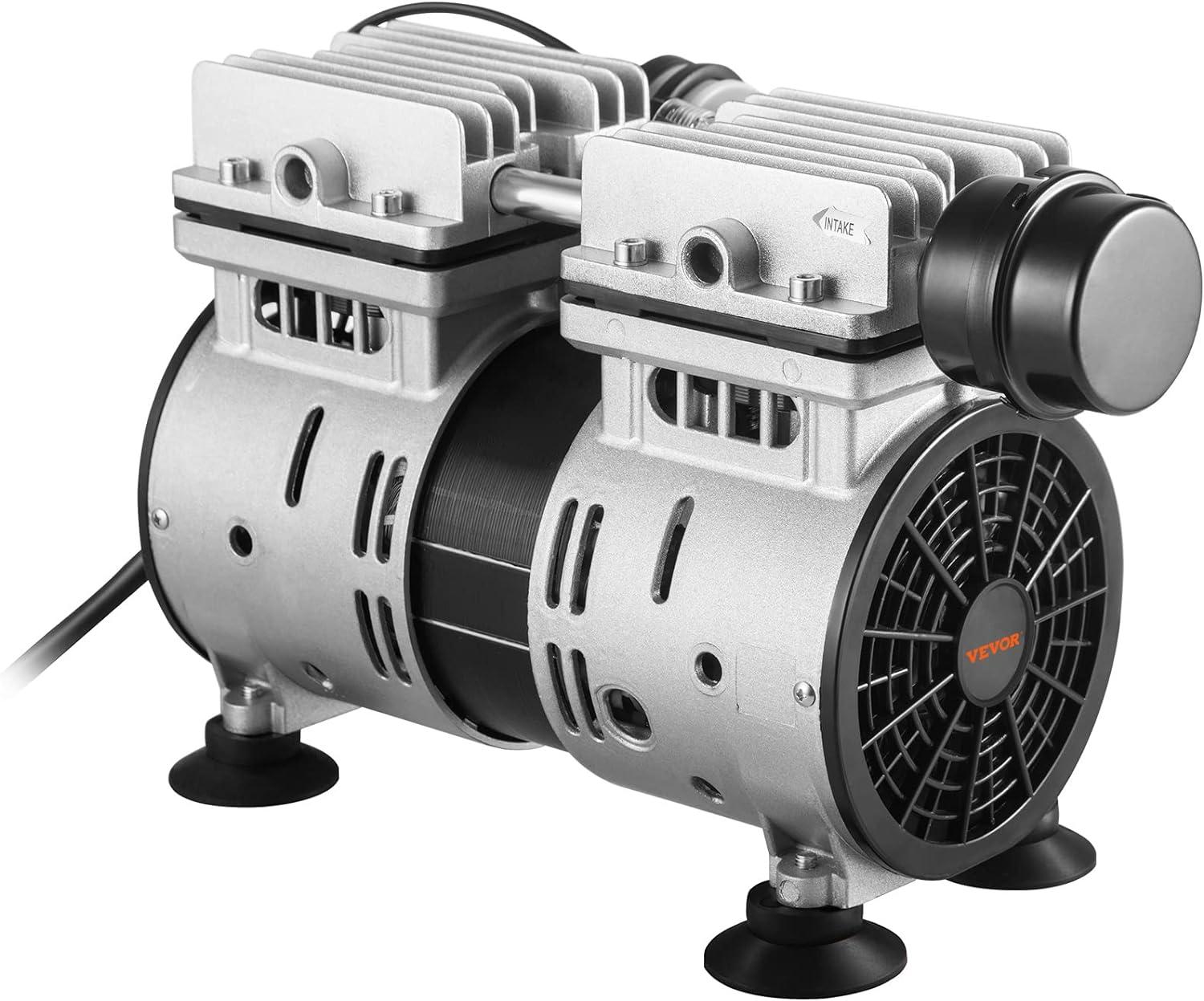 VEVOR 3/4 HP Silver Metal Pond Aerator Kit with Blue Tubing