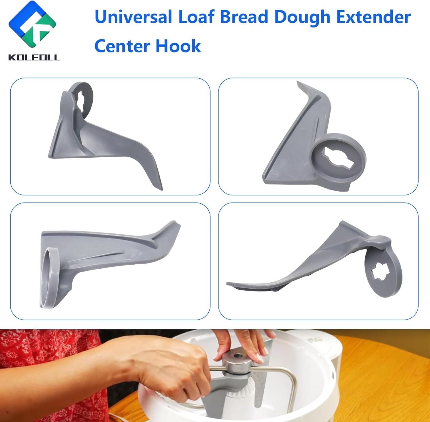 Loaf Bread Dough Extender Center Hook for Bosch Perfect Mixing & Kneading!