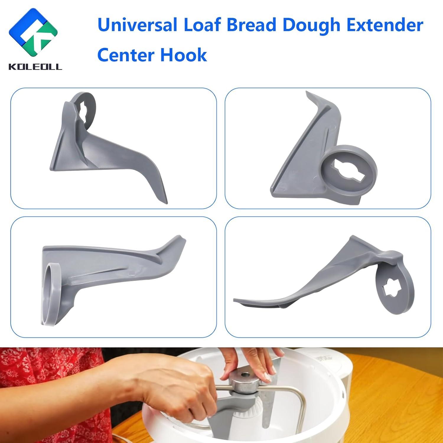 Loaf Bread Dough Extender Center Hook for Bosch Perfect Mixing & Kneading!