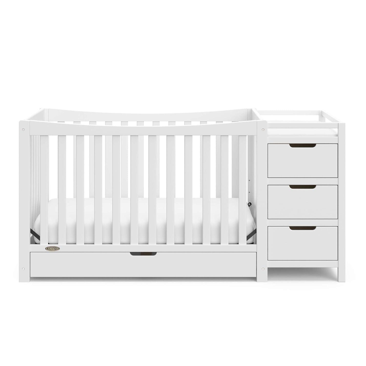 Graco Remi 4-in-1 Convertible Crib and Changer with Storage