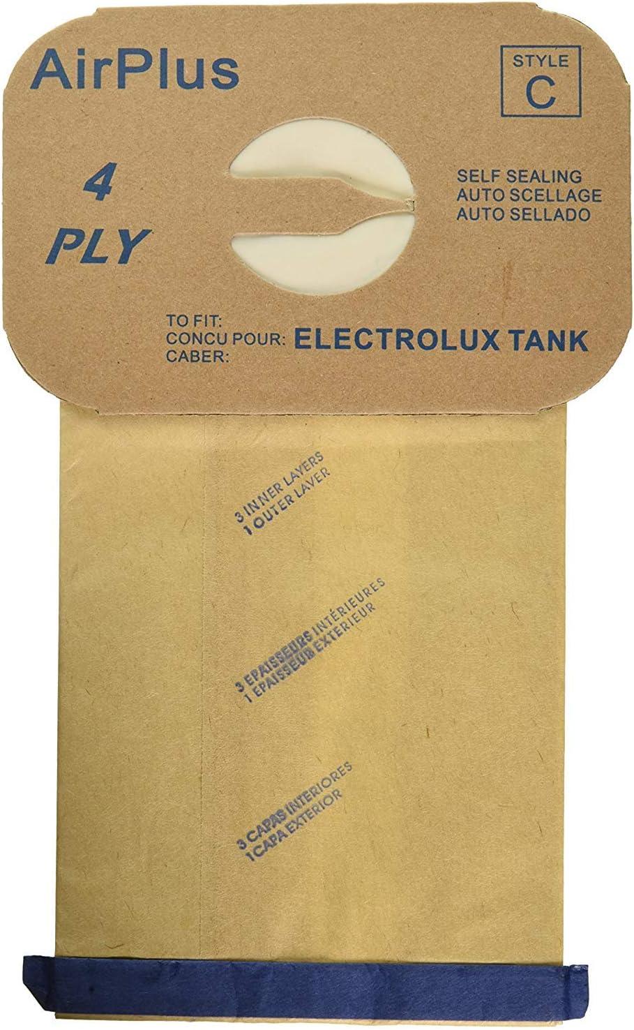Electrolux Canisters Style C Micro Filtration Vacuum Cleaner Dust Bags 12 Pack