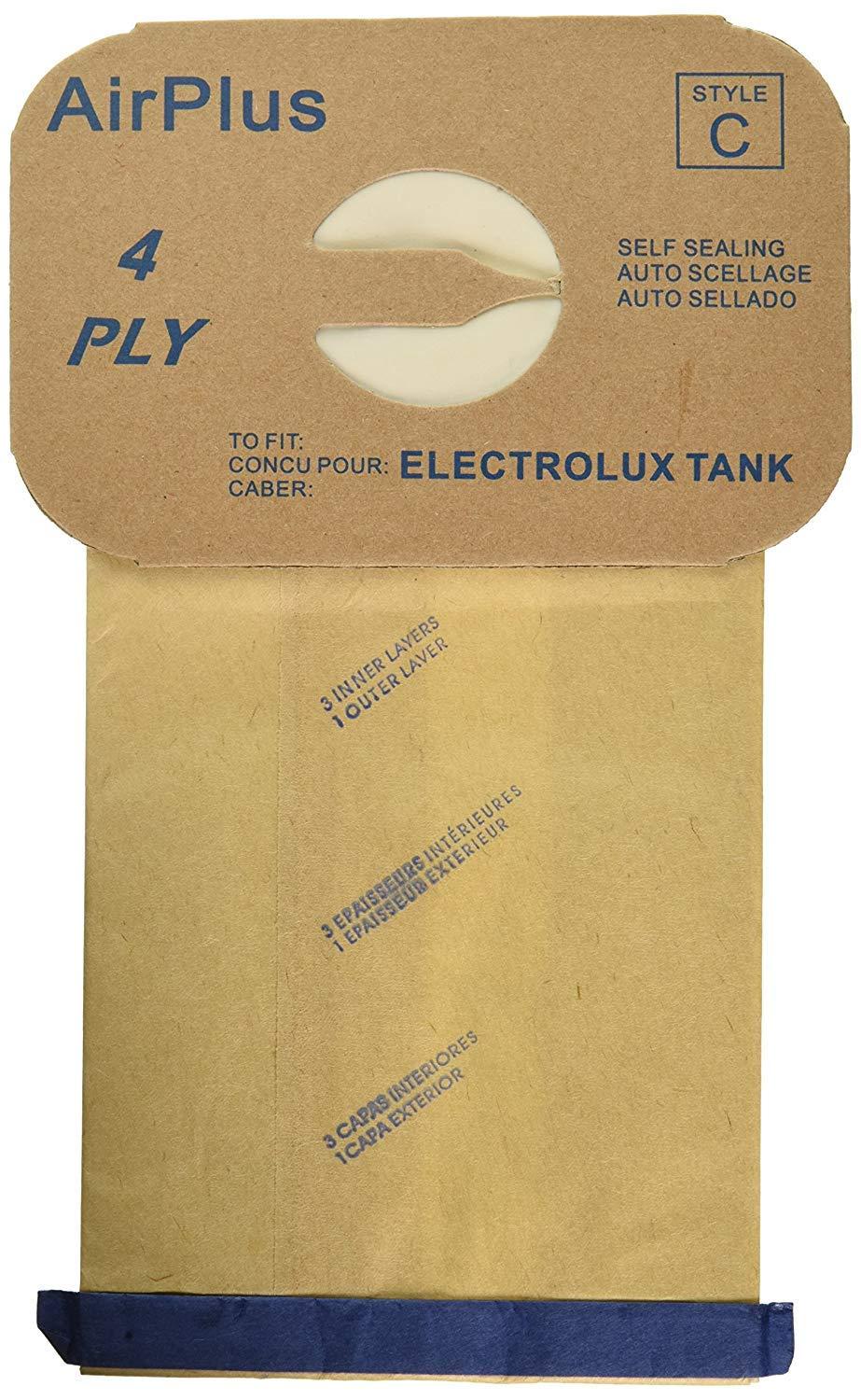 Electrolux Canisters Style C Micro Filtration Vacuum Cleaner Dust Bags 12 Pack