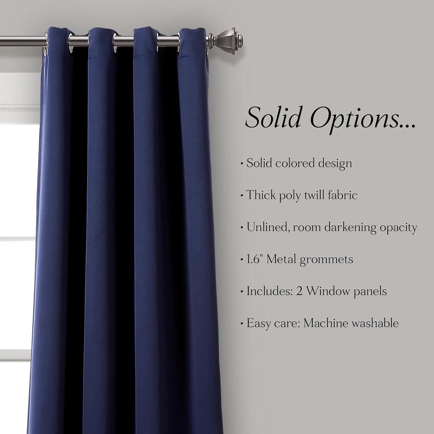 Lush Decor Blackout Curtain Pair (Set of 2)