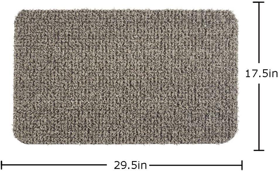 CLEAN MACHINE 10376921 High Traffic Astroturf Dirt Trapper Doormat, 23.5" x 35.5", Desert Taupe