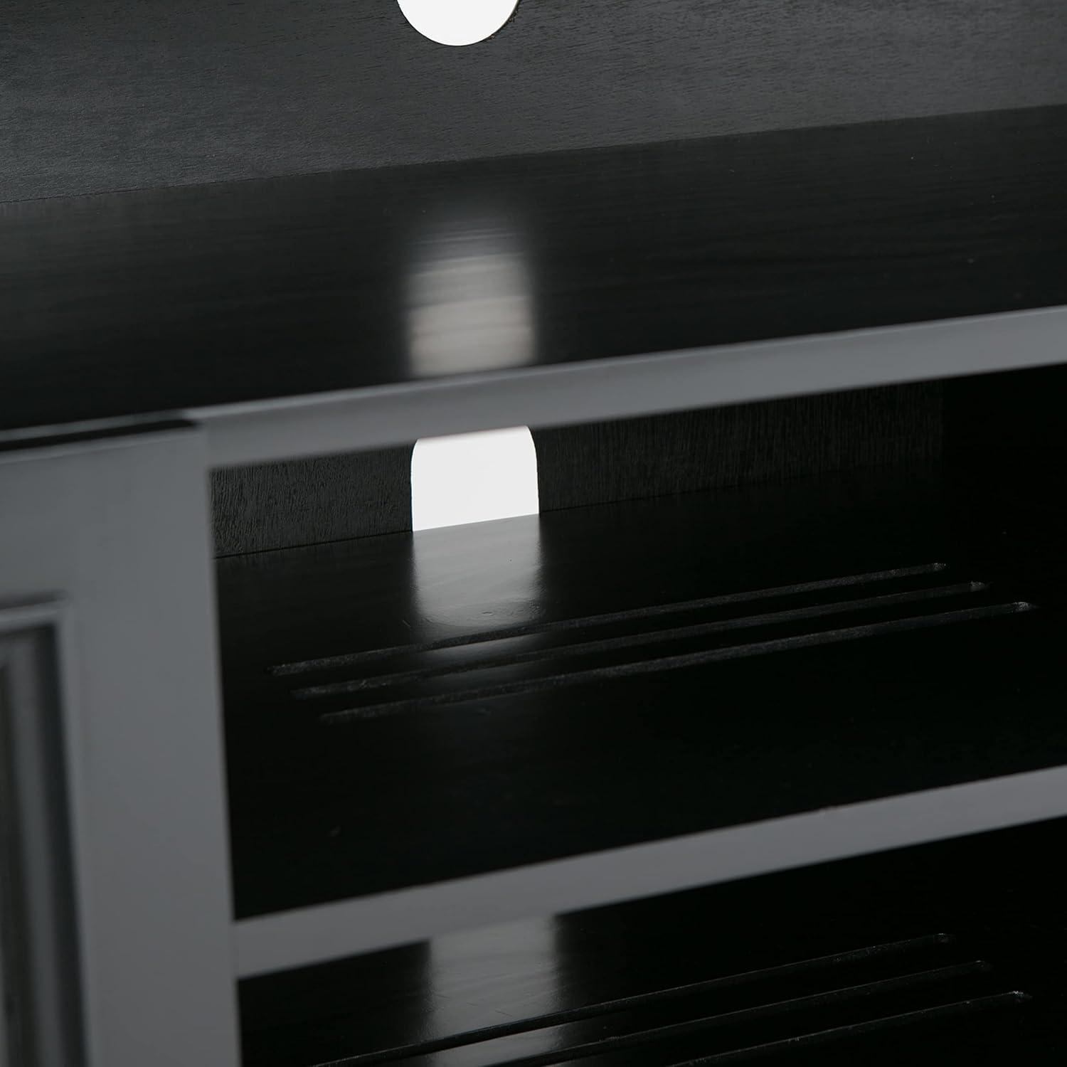 Simpli Home Amherst 54" TV Stand in Black