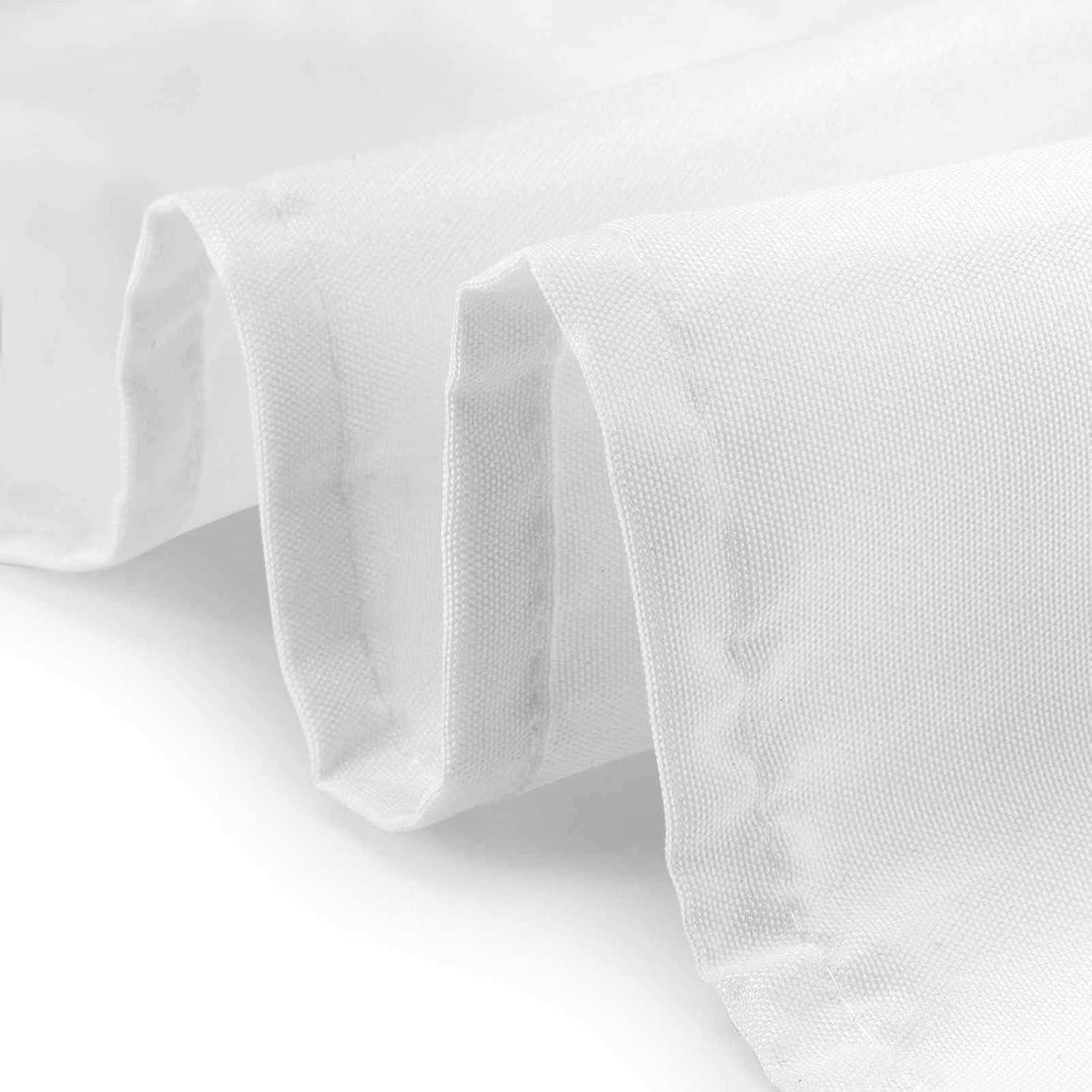 Lann's Linens Solid Color Rectangular Tablecloth (Set of 10)
