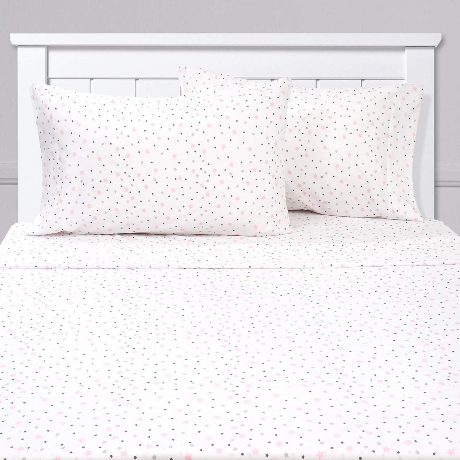 Stars Microfiber Kids' Sheet Set By Sweet Home Collection®