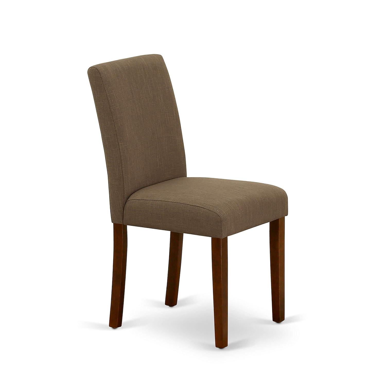 East West Furniture Dining Room Set Mahogany, DLAB3-MAH-18