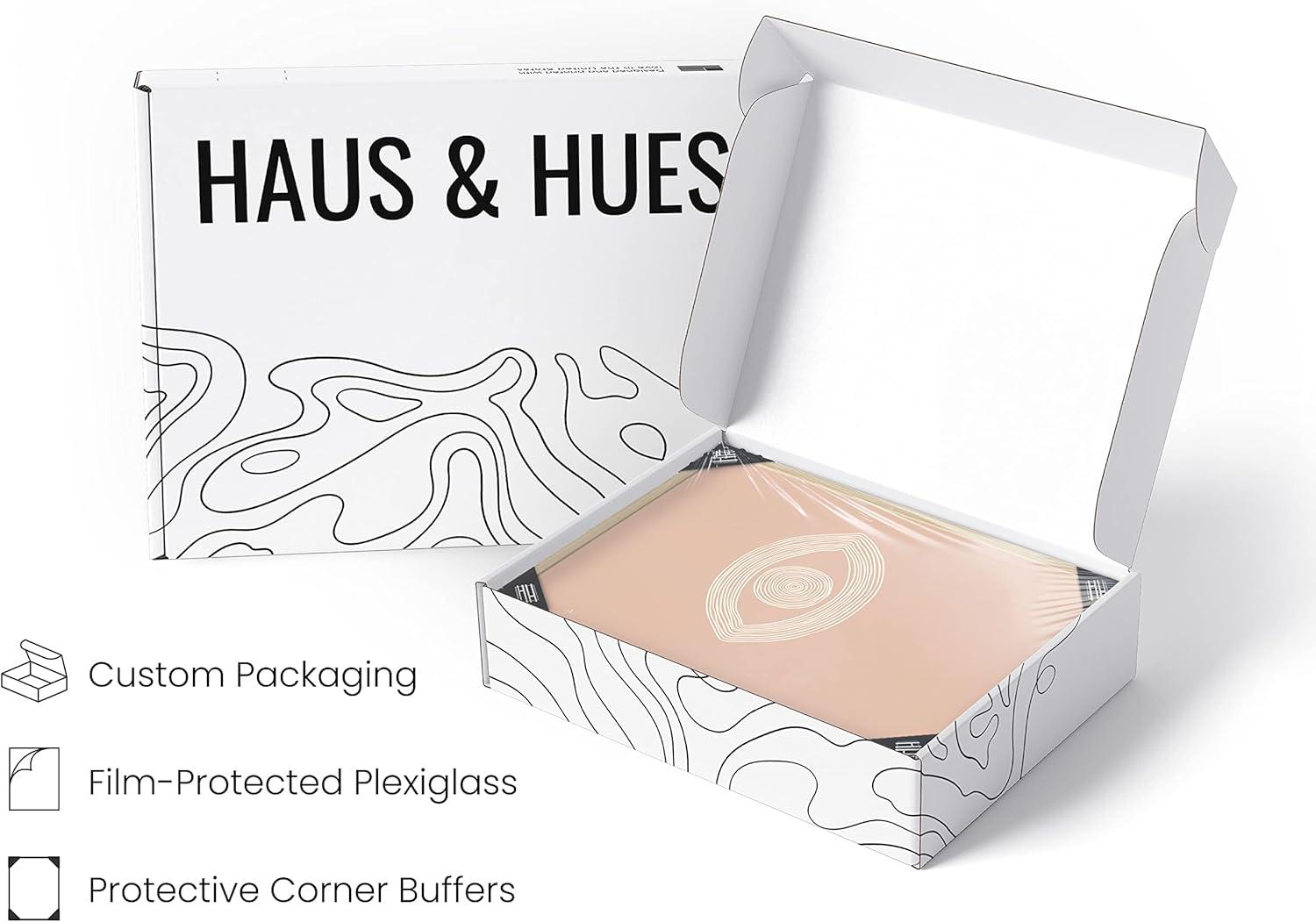 HAUS AND HUES Boho Posters Neutral Wall Art Prints - Boho Posters and Prints | Abstract Art Wall Prints Boho Art Wall Decor Boho Art Prints Boho Wall Decor Boho Prints | 12" x 16" UNFRAMED