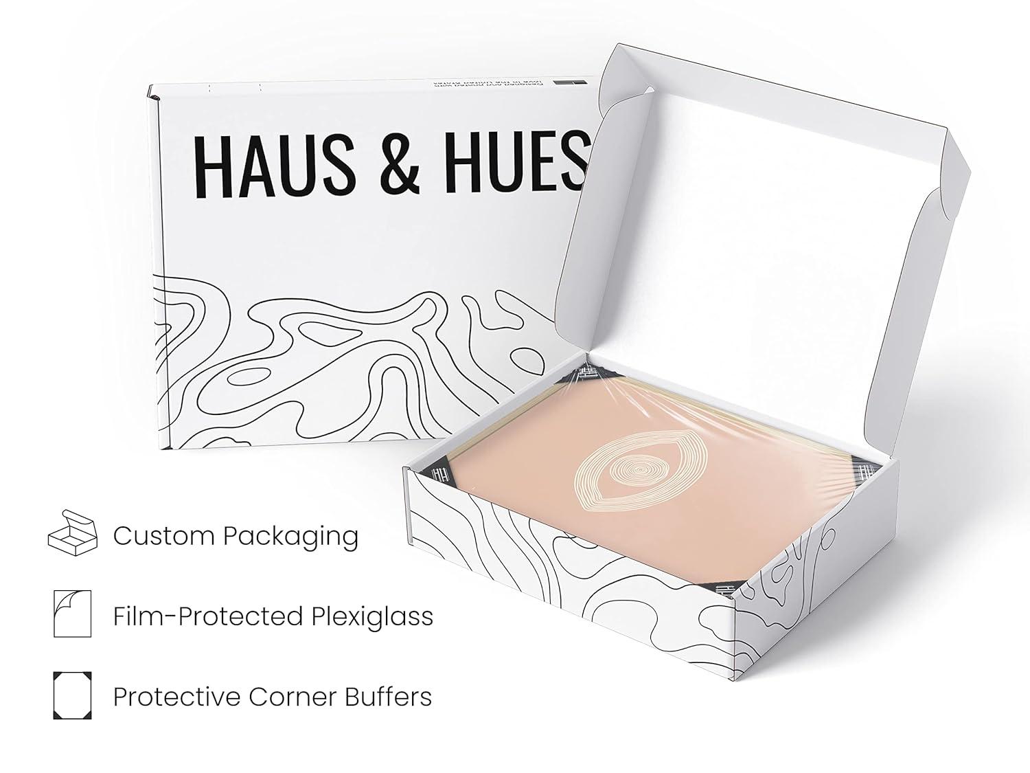 HAUS AND HUES Boho Posters Neutral Wall Art Prints - Boho Posters and Prints | Abstract Art Wall Prints Boho Art Wall Decor Boho Art Prints Boho Wall Decor Boho Prints | 12" x 16" UNFRAMED