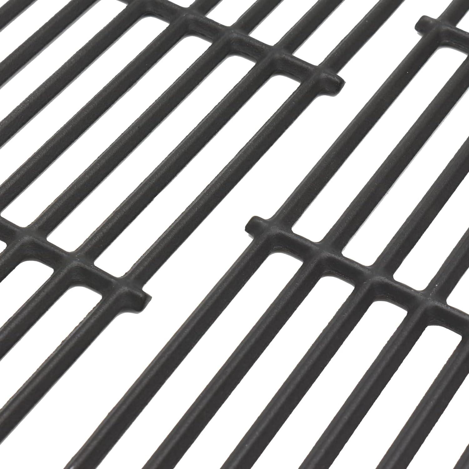 Matte Black Cast Iron Grill Grates for Char-Broil 6 Burner