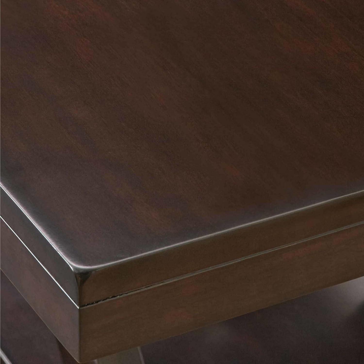 Jocelyn Console Table in Espresso Cherry Wood and Mango Veneers